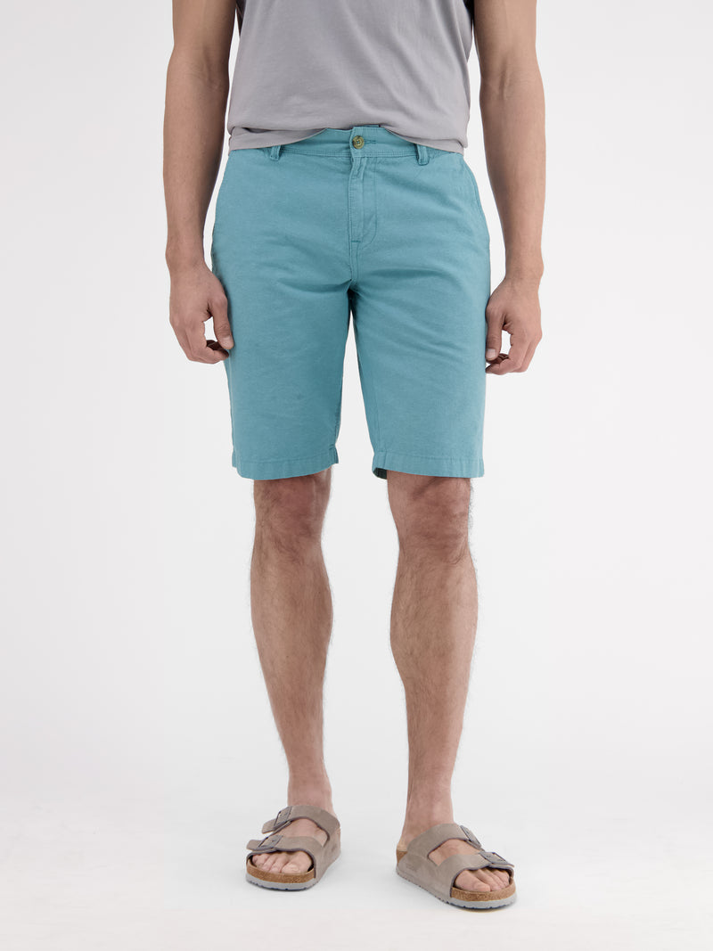 Chino-Bermuda mit Leinenanteil - LERROS