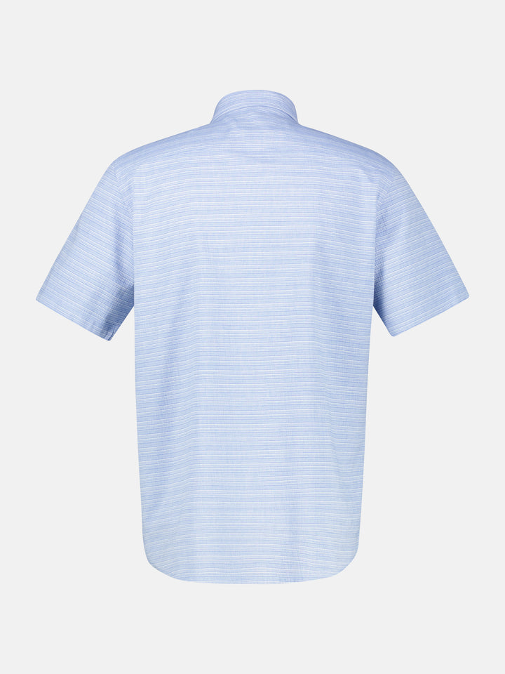 m*126【WIRROW】halfsleeveshirt dress Buy Men Navy Slim Fit Textured Half Sleeves Party Shirt Online