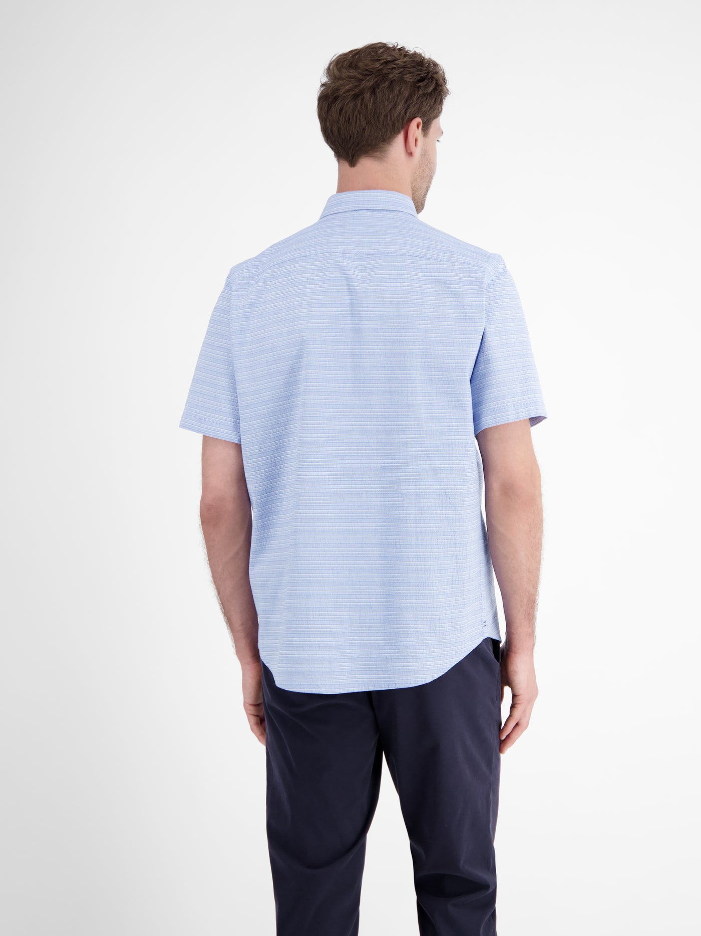 Kurzarmhemd in Seersuckerqualität - LERROS