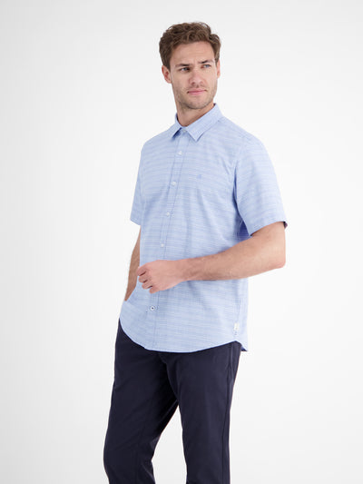 Kurzarmhemd in Seersuckerqualität - LERROS