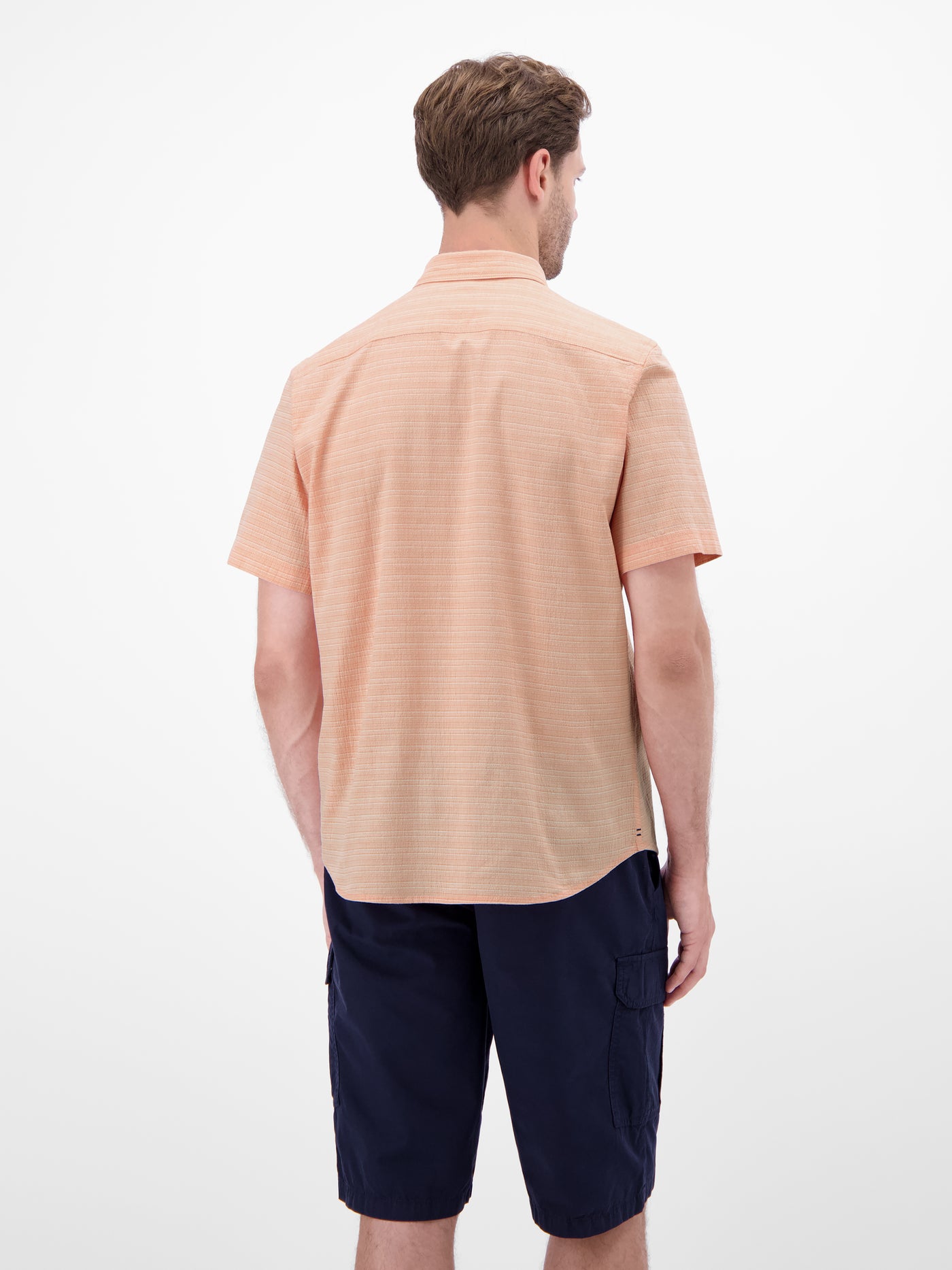 Kurzarmhemd in Seersuckerqualität - LERROS