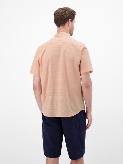 Kurzarmhemd in Seersuckerqualität - LERROS