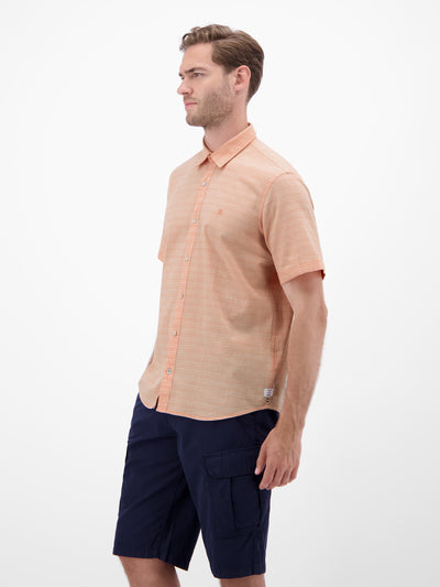 Kurzarmhemd in Seersuckerqualität - LERROS