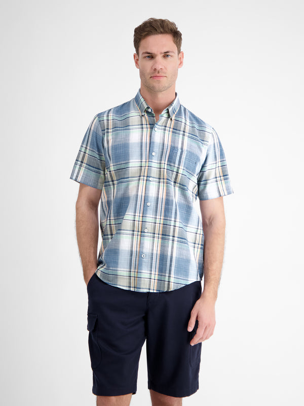 Karohemd in sommerlicher Strukturqualität - LERROS