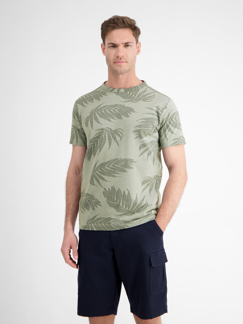 Jacquard T-Shirt für Herren - LERROS