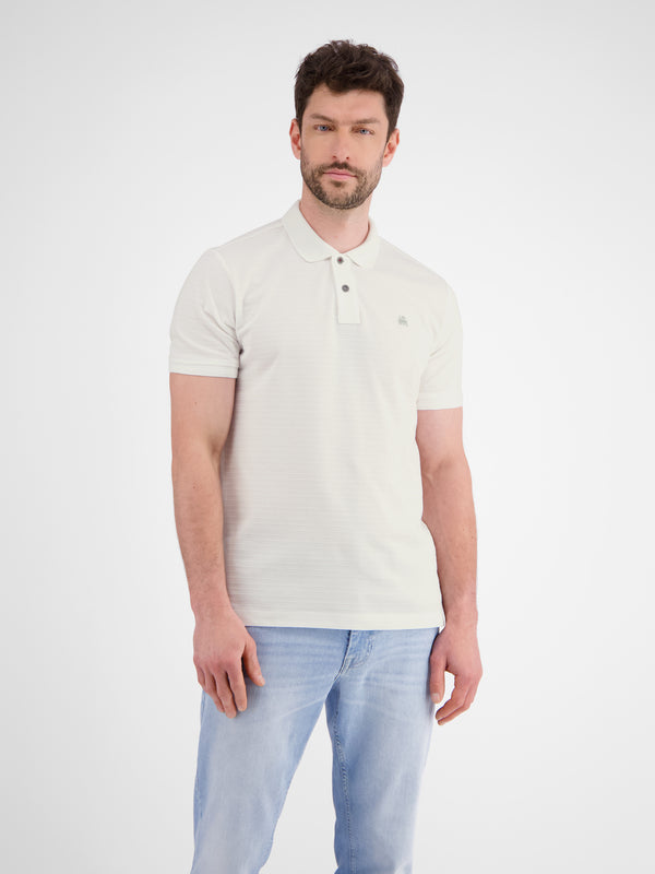 Herren Poloshirt, tonal gestreift - LERROS