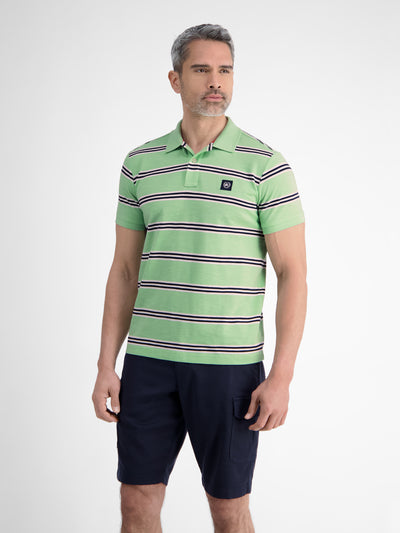 Herren Poloshirt in Rugby-Optik - LERROS