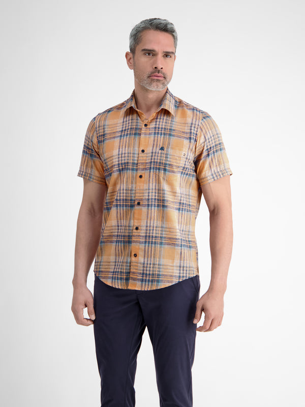 Herren Karohemd in leichter Strukturqualität - LERROS