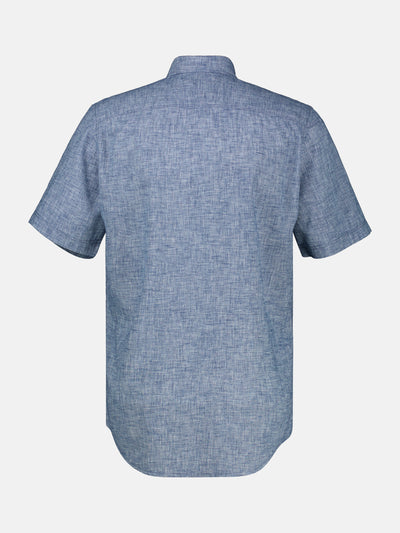 Kurzarmhemd mit verdecktem Button-down-Kragen - LERROS