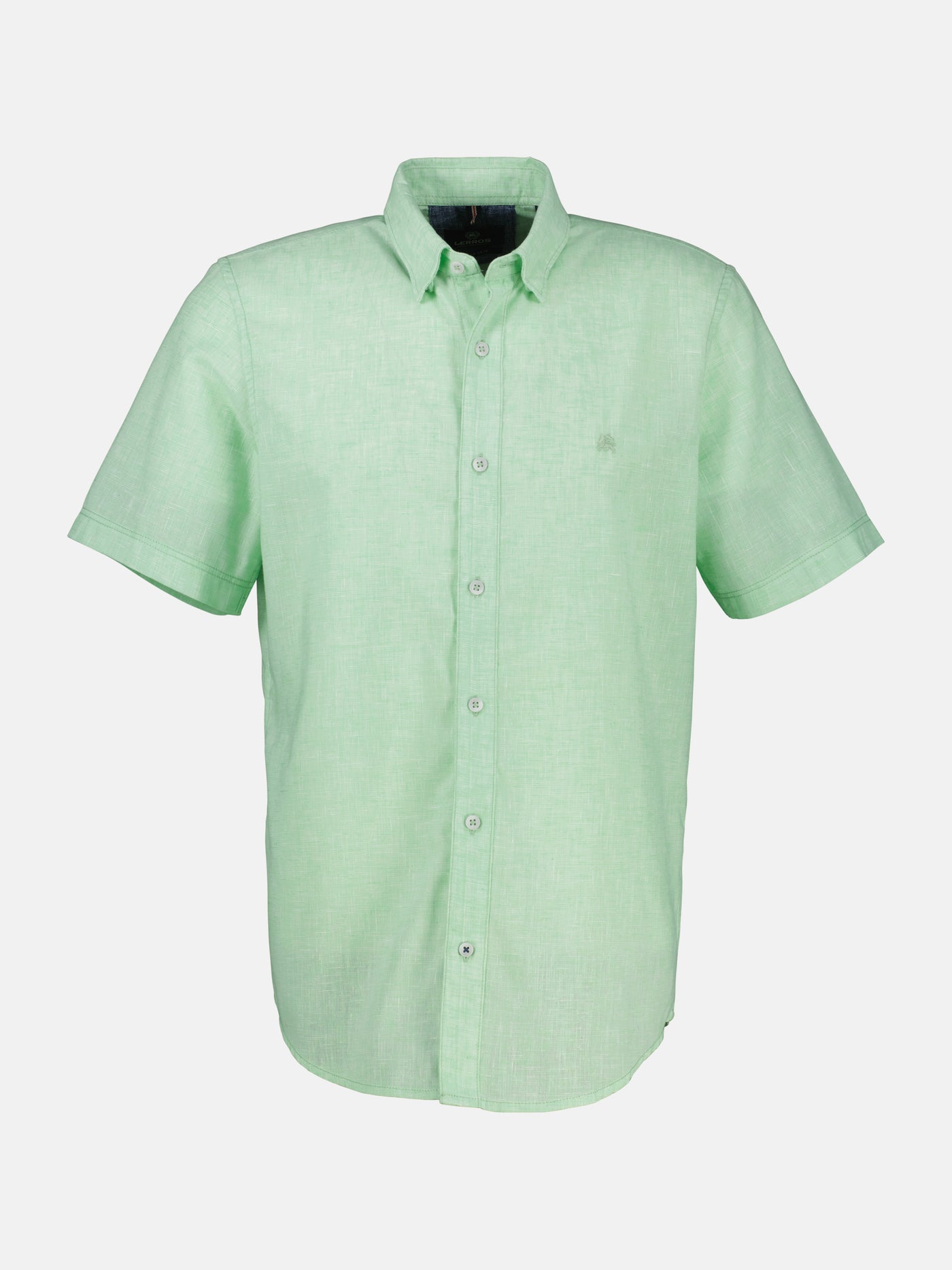 Kurzarmhemd mit verdecktem Button-down-Kragen - LERROS