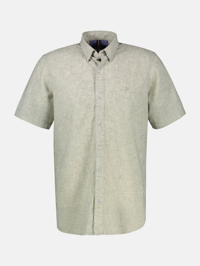 Kurzarmhemd mit verdecktem Button-down-Kragen - LERROS