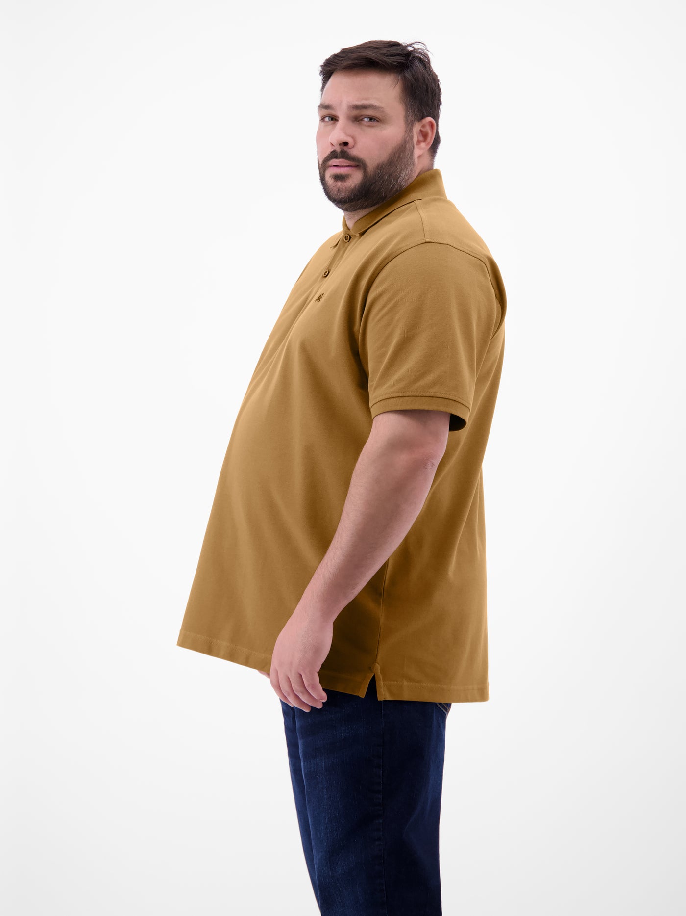 Basic Poloshirt in den Grössen 3XL bis 6XL - LERROS