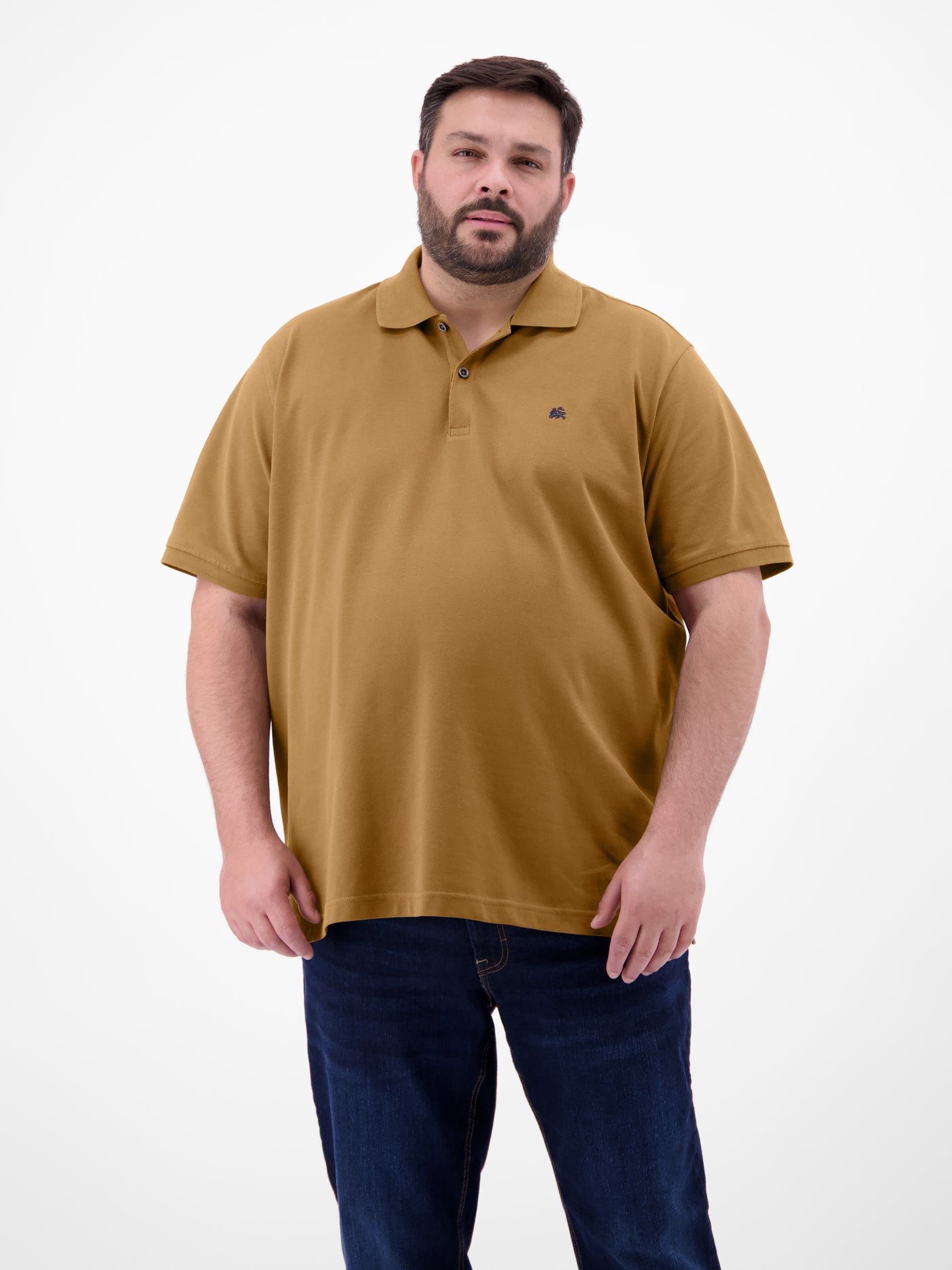 Basic Poloshirt in den Grössen 3XL bis 6XL - LERROS