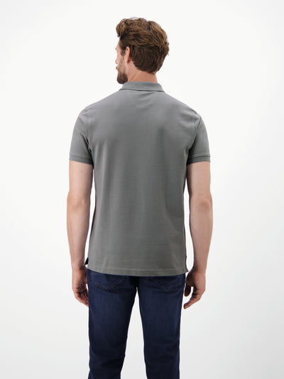 Basic Poloshirt für Herren, unifarben - LERROS