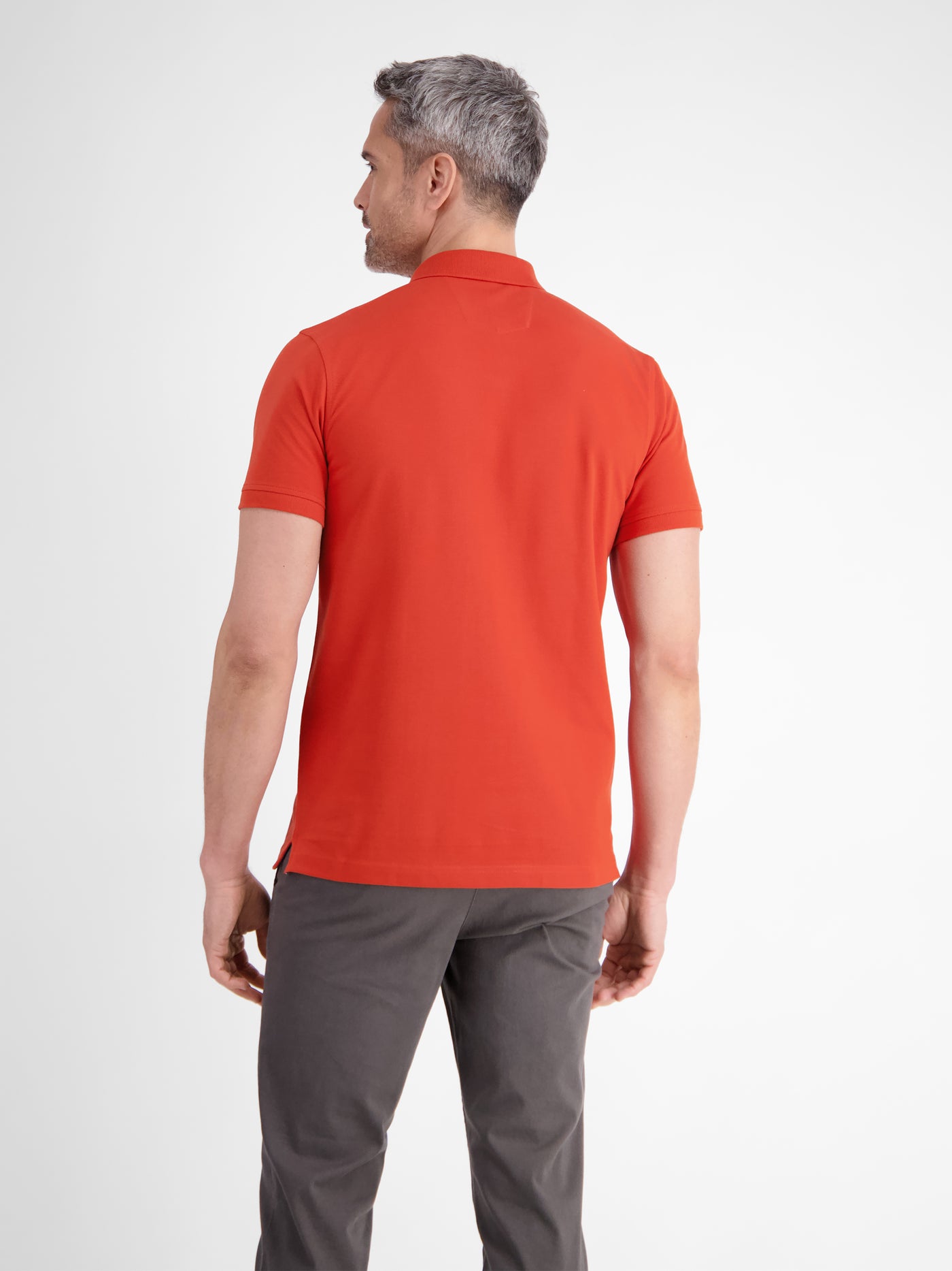 Basic Poloshirt für Herren, unifarben - LERROS