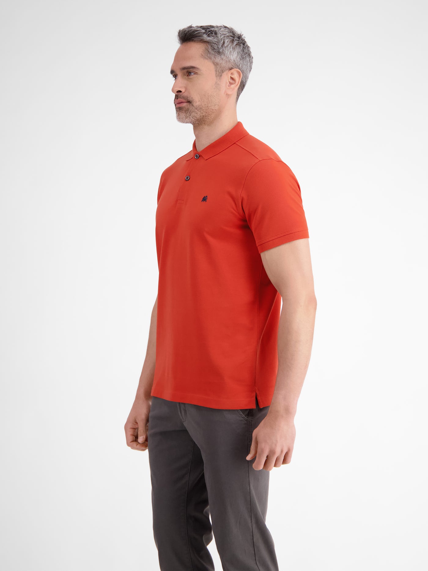 Basic Poloshirt für Herren, unifarben - LERROS
