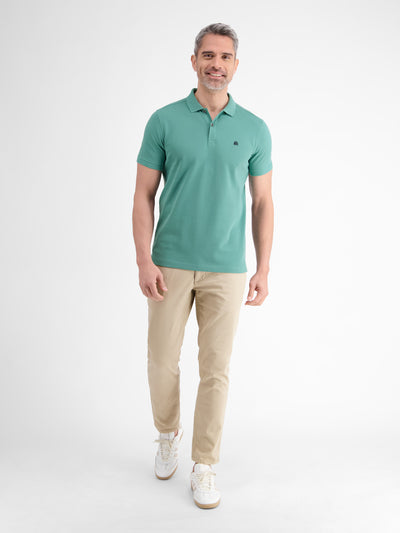 Basic Poloshirt für Herren, unifarben - LERROS