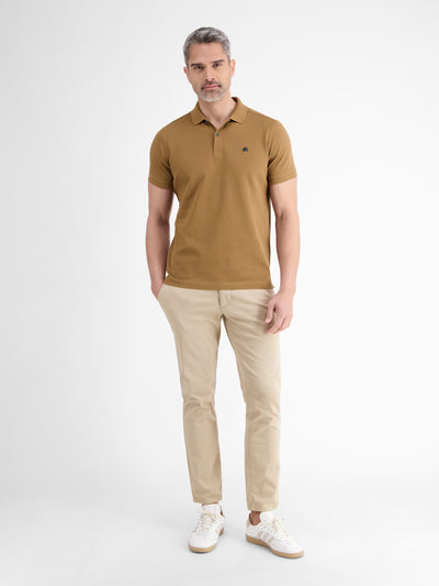 Basic Poloshirt für Herren, unifarben - LERROS