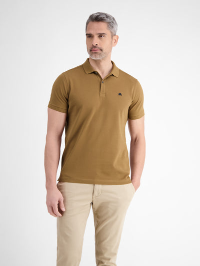 Basic Poloshirt für Herren, unifarben - LERROS