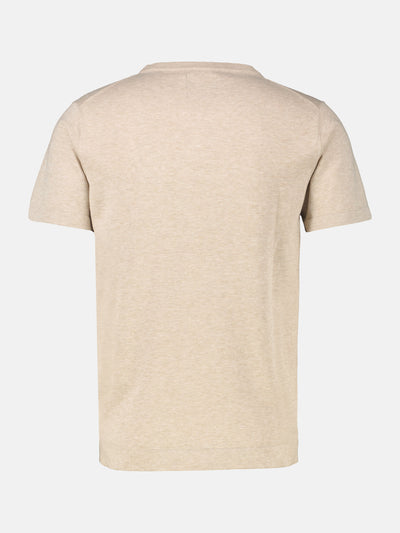Strick-T-Shirt mit Brusttasche - LERROS