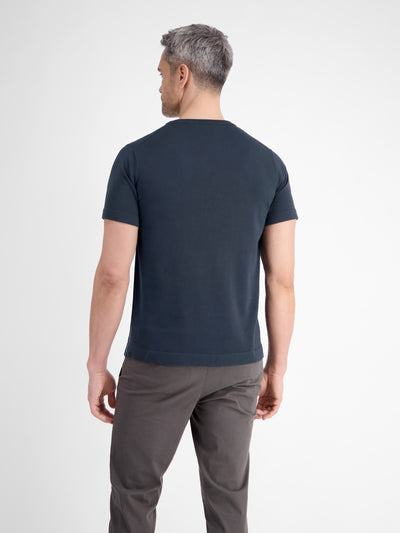 Strick-T-Shirt mit Brusttasche - LERROS