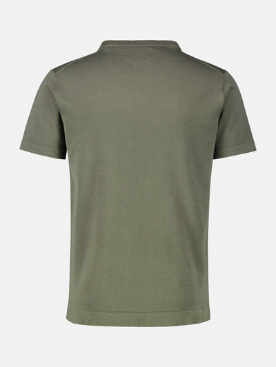 Strick-T-Shirt mit Brusttasche - LERROS