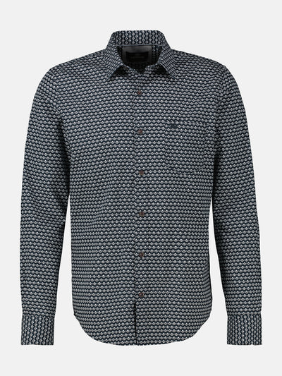 Langarmhemd mit grafischem Muster - LERROS