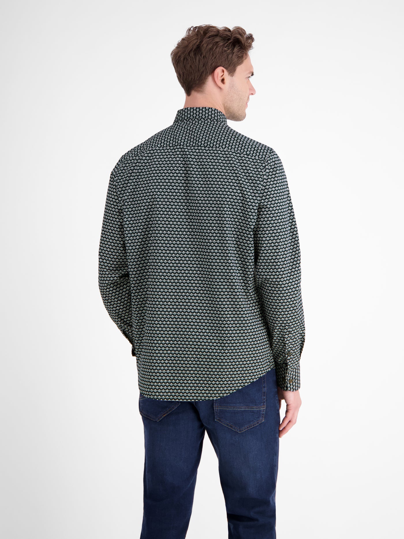 Langarmhemd mit grafischem Muster - LERROS