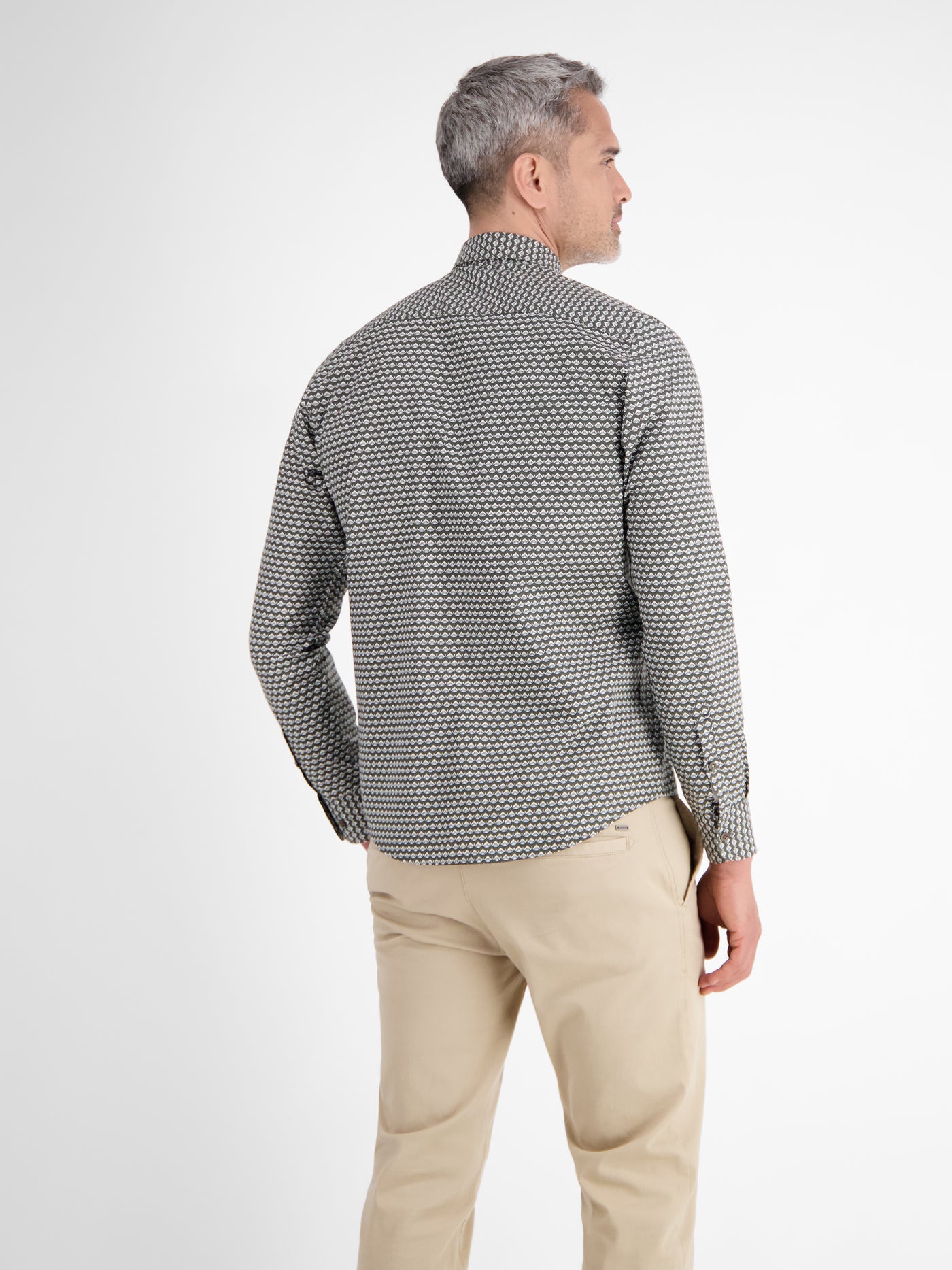 Langarmhemd mit grafischem Muster - LERROS