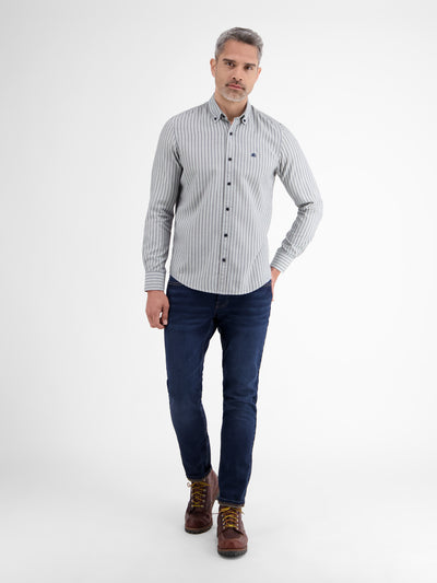 Gestreiftes Herren Langarmhemd - LERROS