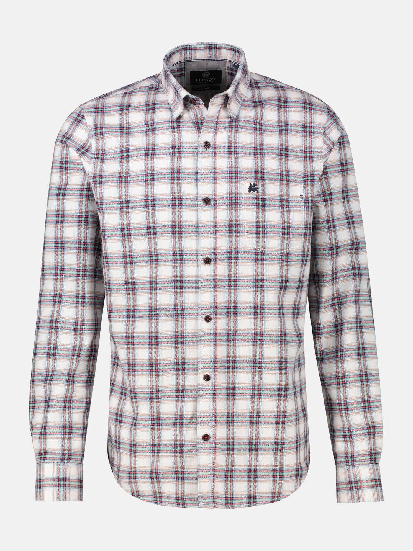 Kariertes Flanellhemd in Übergrössen - LERROS
