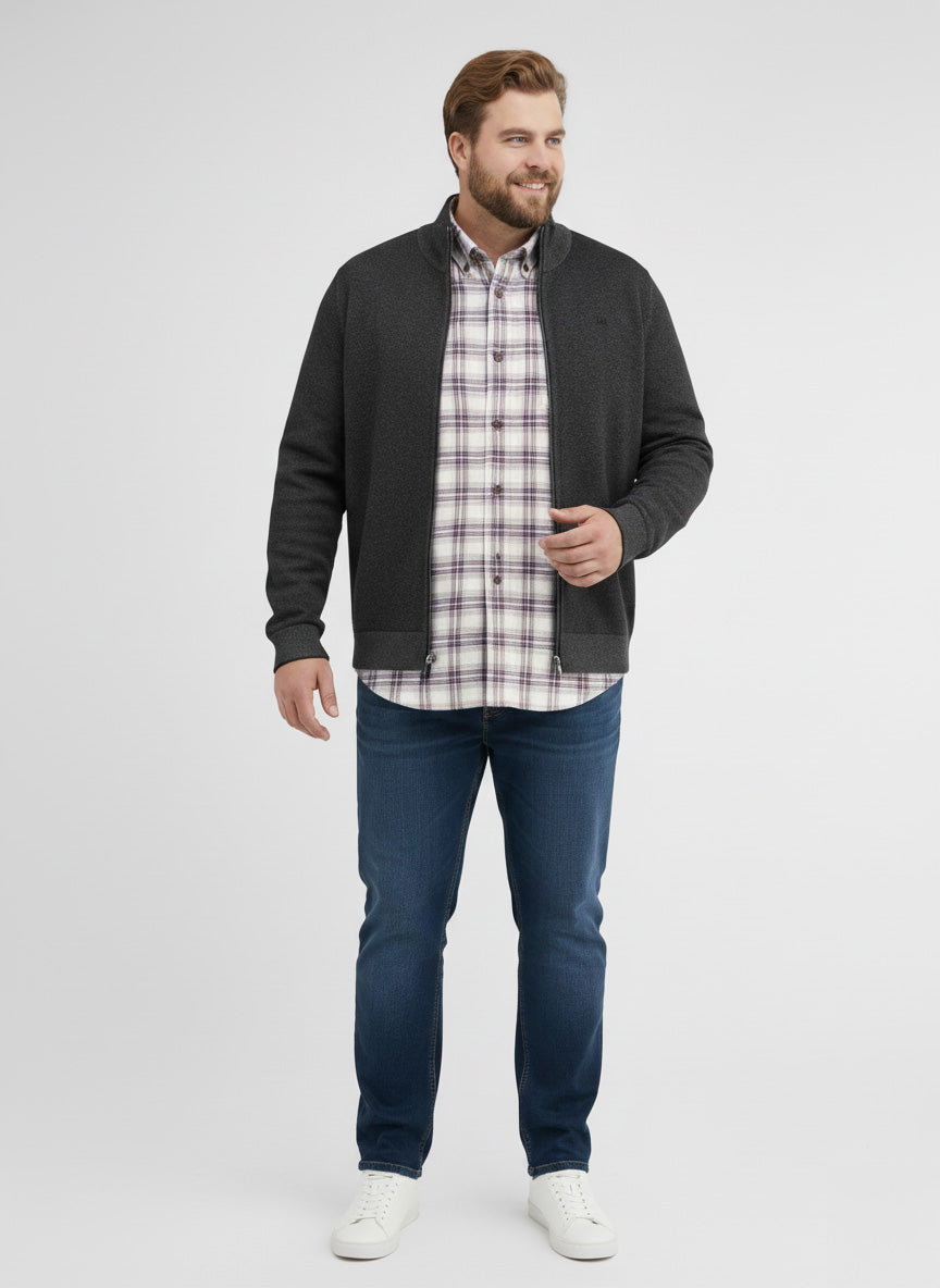 Kariertes Flanellhemd in Übergrössen - LERROS