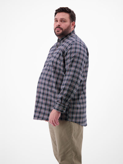 Kariertes Flanellhemd in Übergrössen