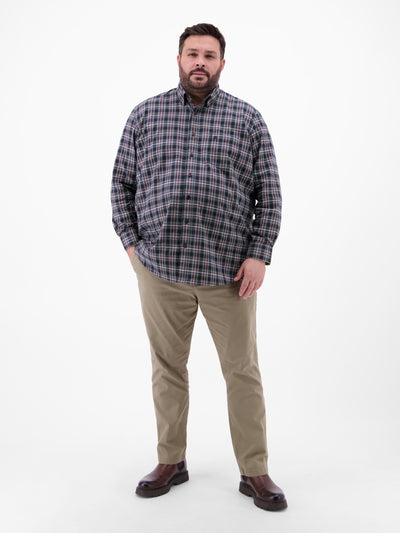 Kariertes Flanellhemd in Übergrössen