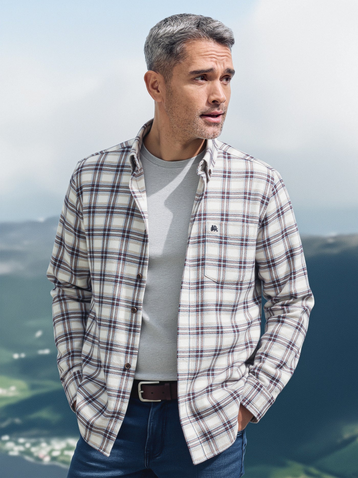 Flanell-Karohemd für Herren - LERROS