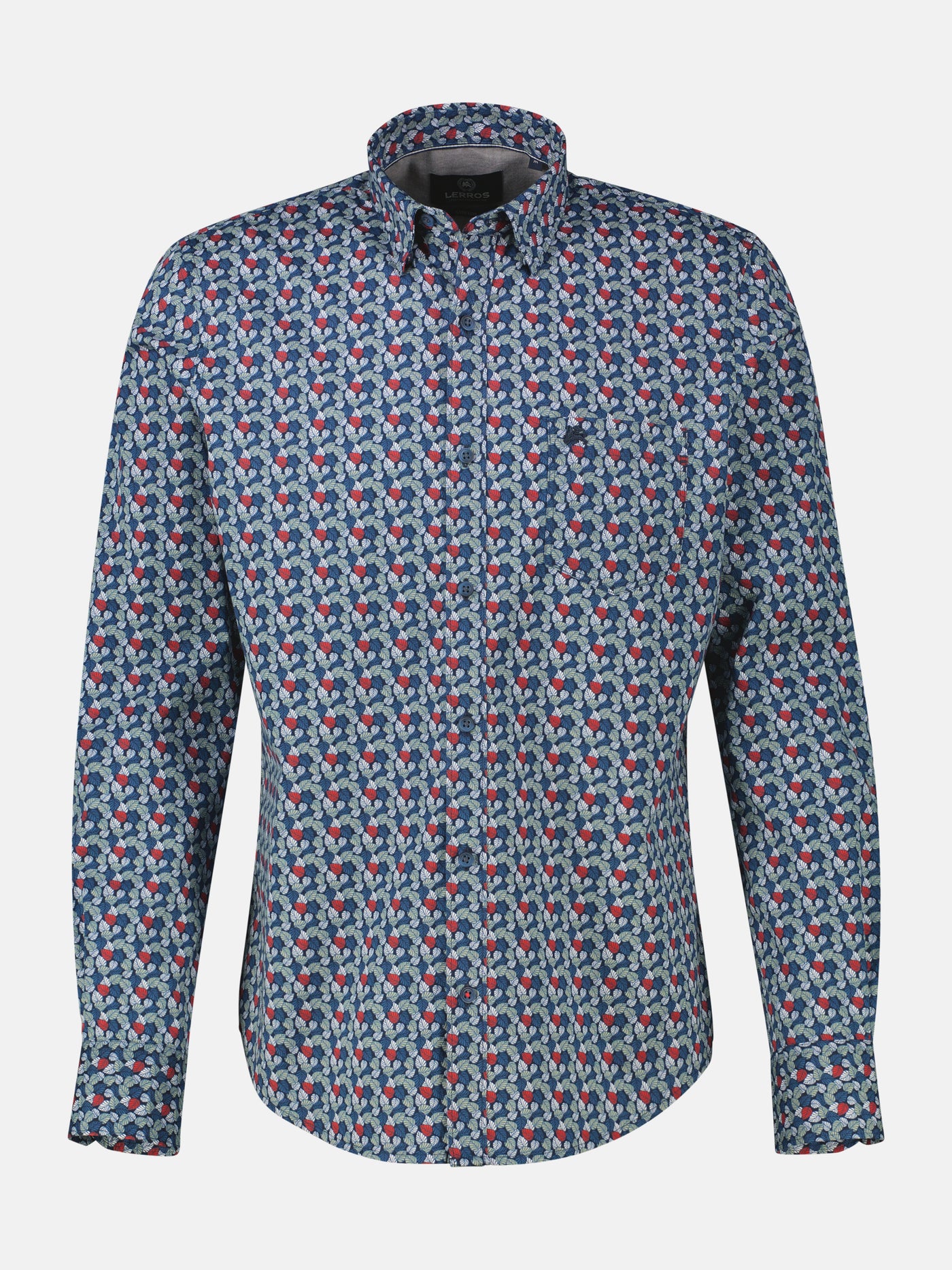 Herren Langarmhemd, modisch gemustert - LERROS