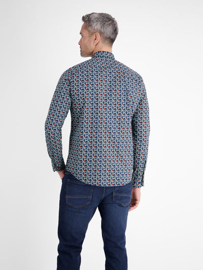 Herren Langarmhemd, modisch gemustert - LERROS