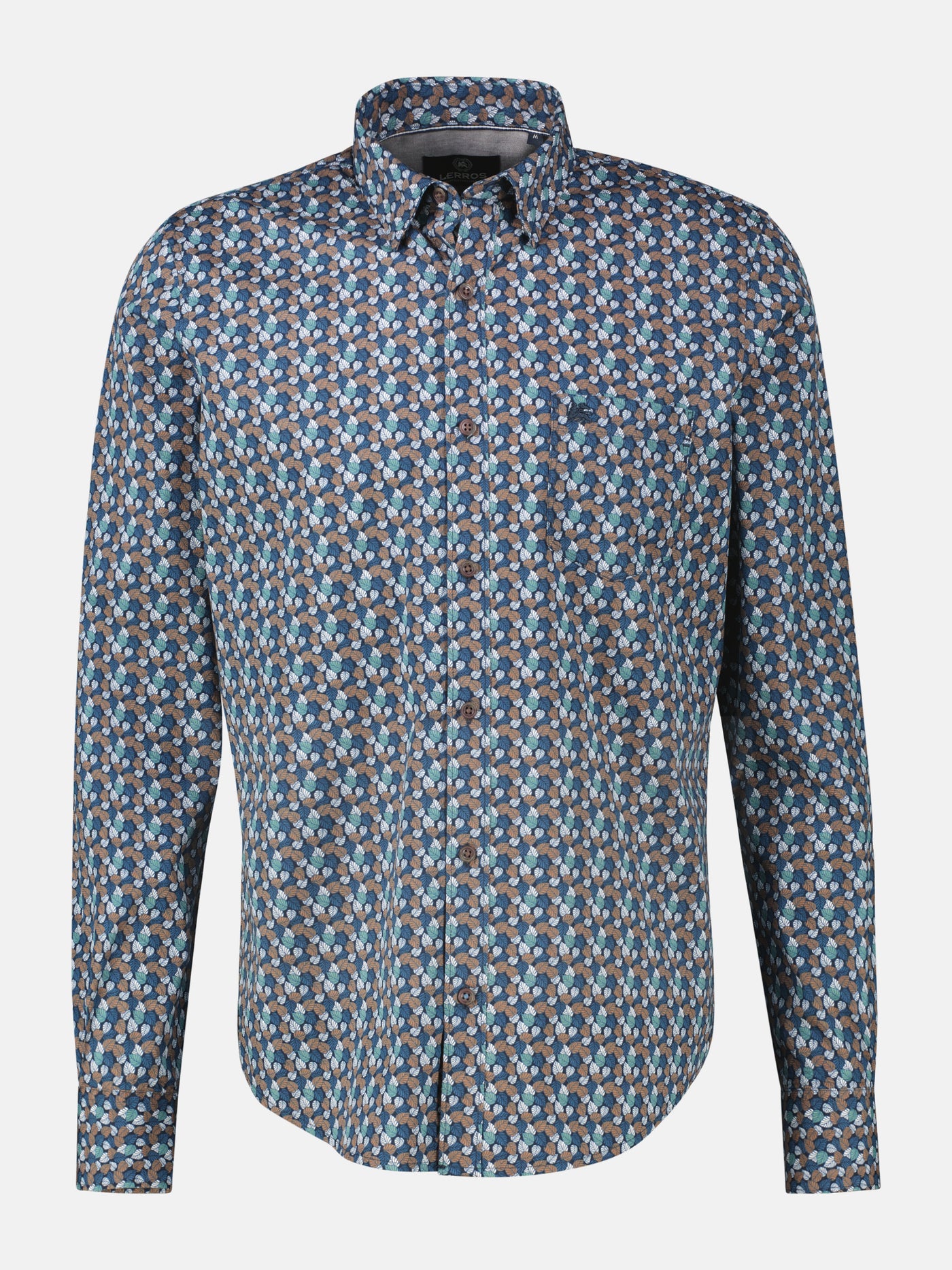 Herren Langarmhemd, modisch gemustert - LERROS