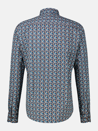 Herren Langarmhemd, modisch gemustert - LERROS