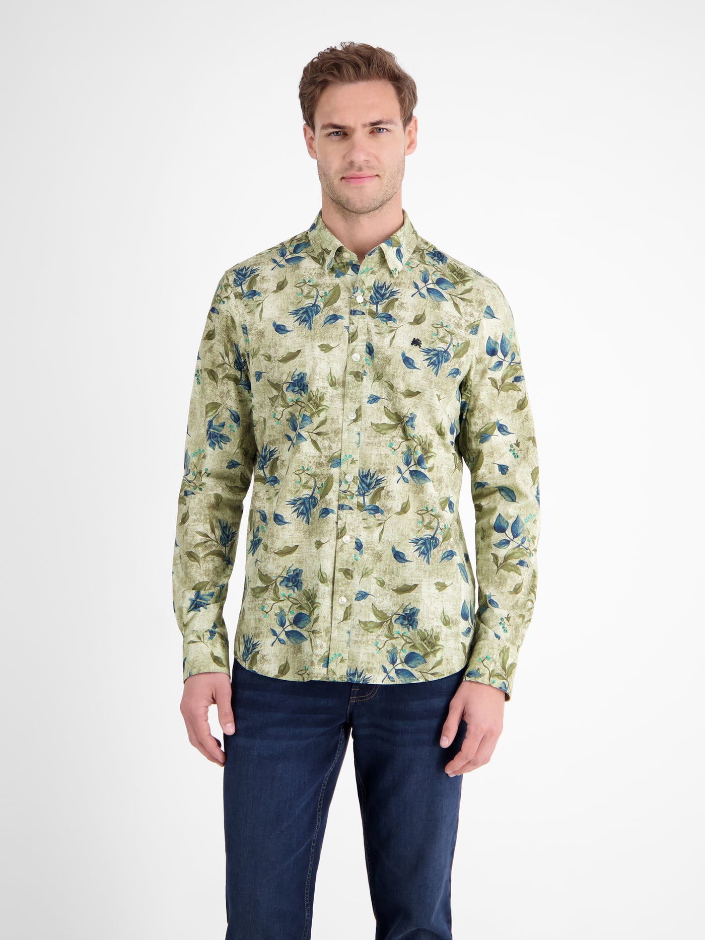 Herrenhemd in ausdrucksstarkem Design - LERROS