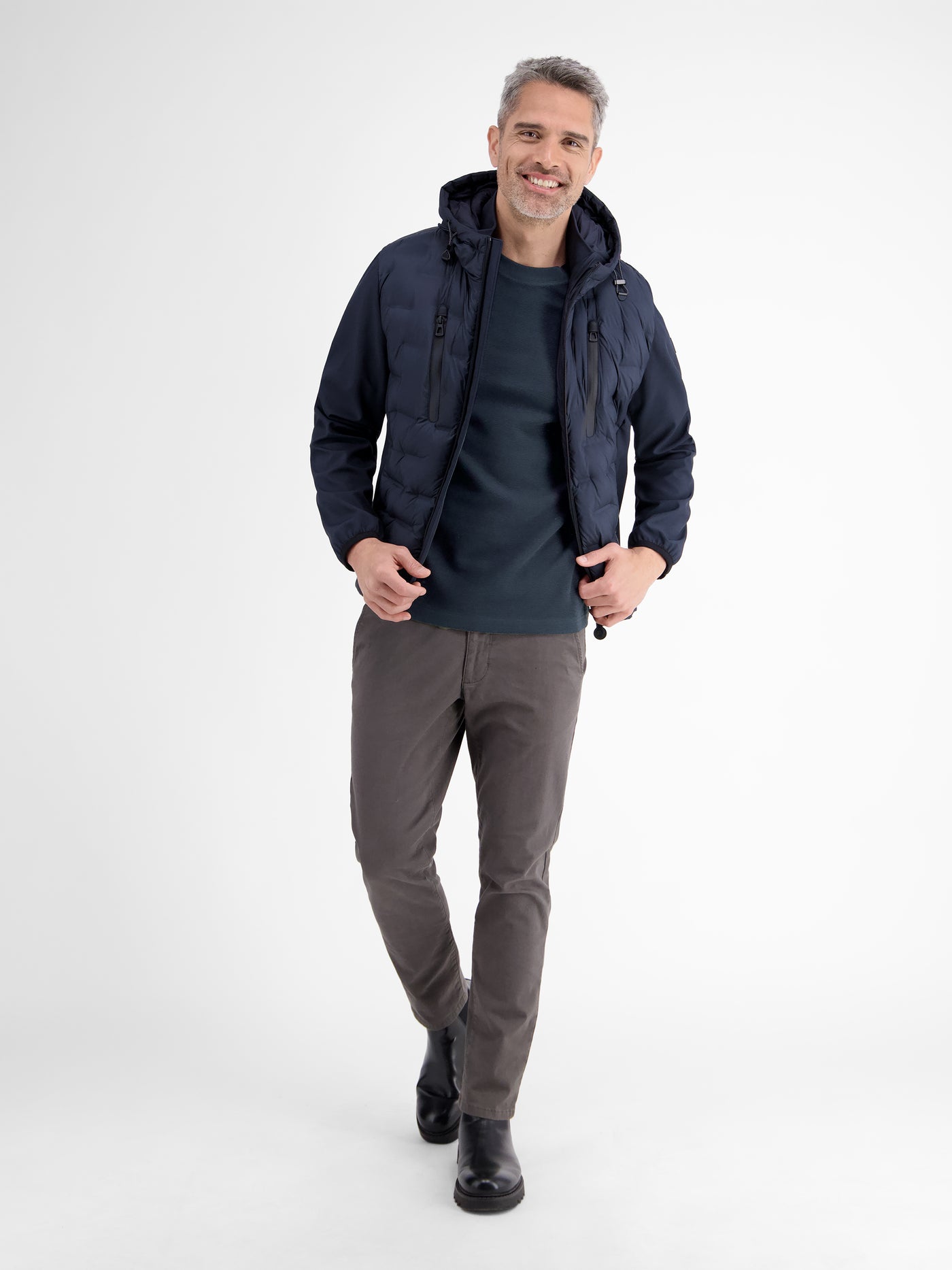 Herren T-Shirt in Strukturqualität - LERROS