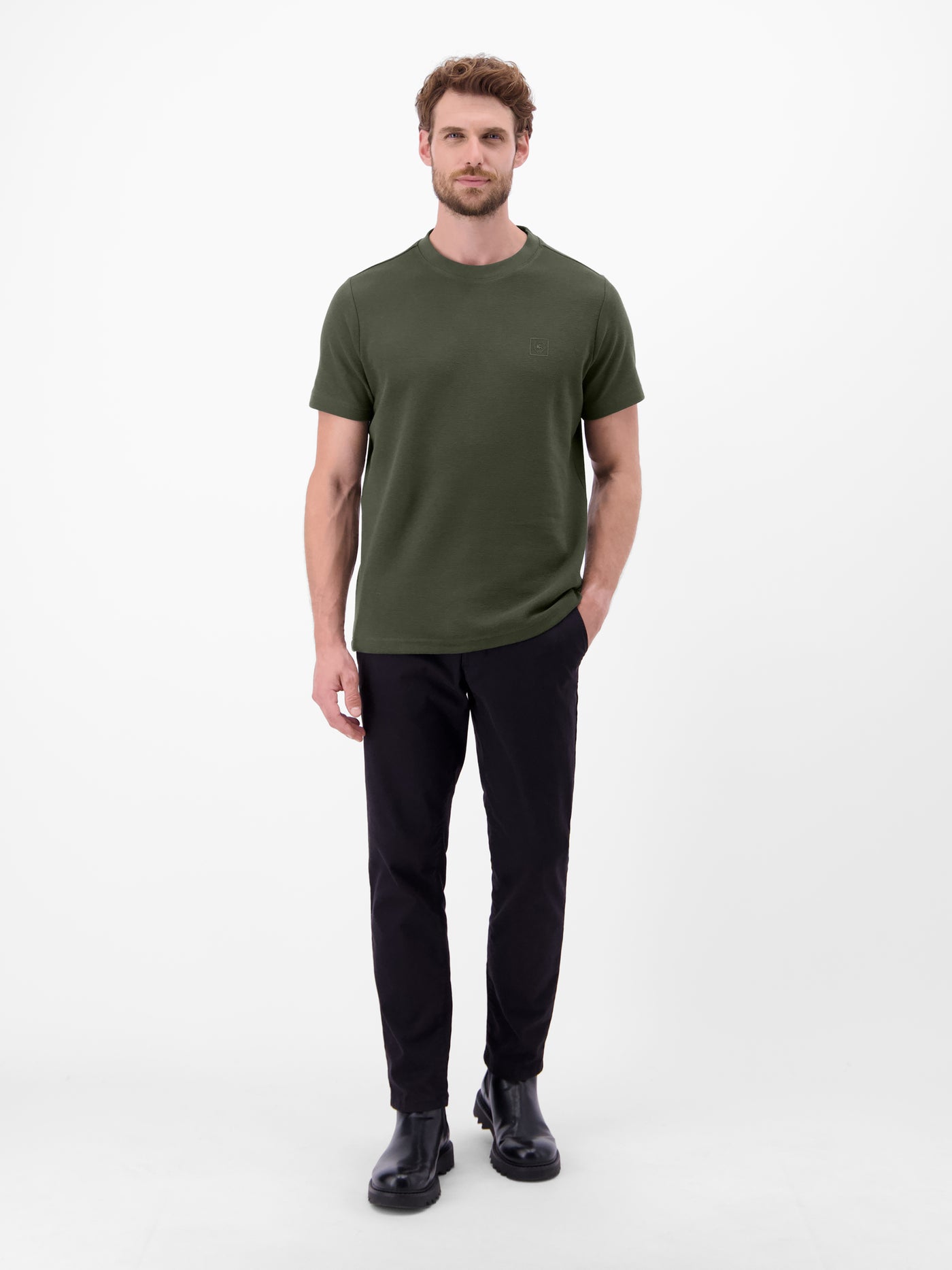 Herren T-Shirt in Strukturqualität - LERROS