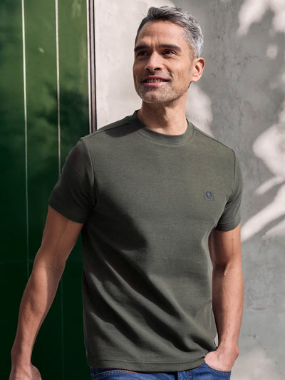 Herren T-Shirt in Strukturqualität - LERROS