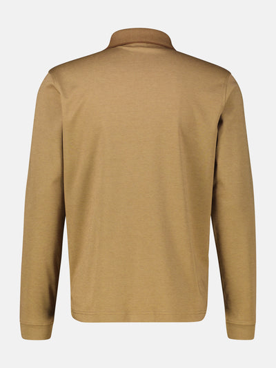 Langarmpolo für Herren in Strukturoptik - LERROS