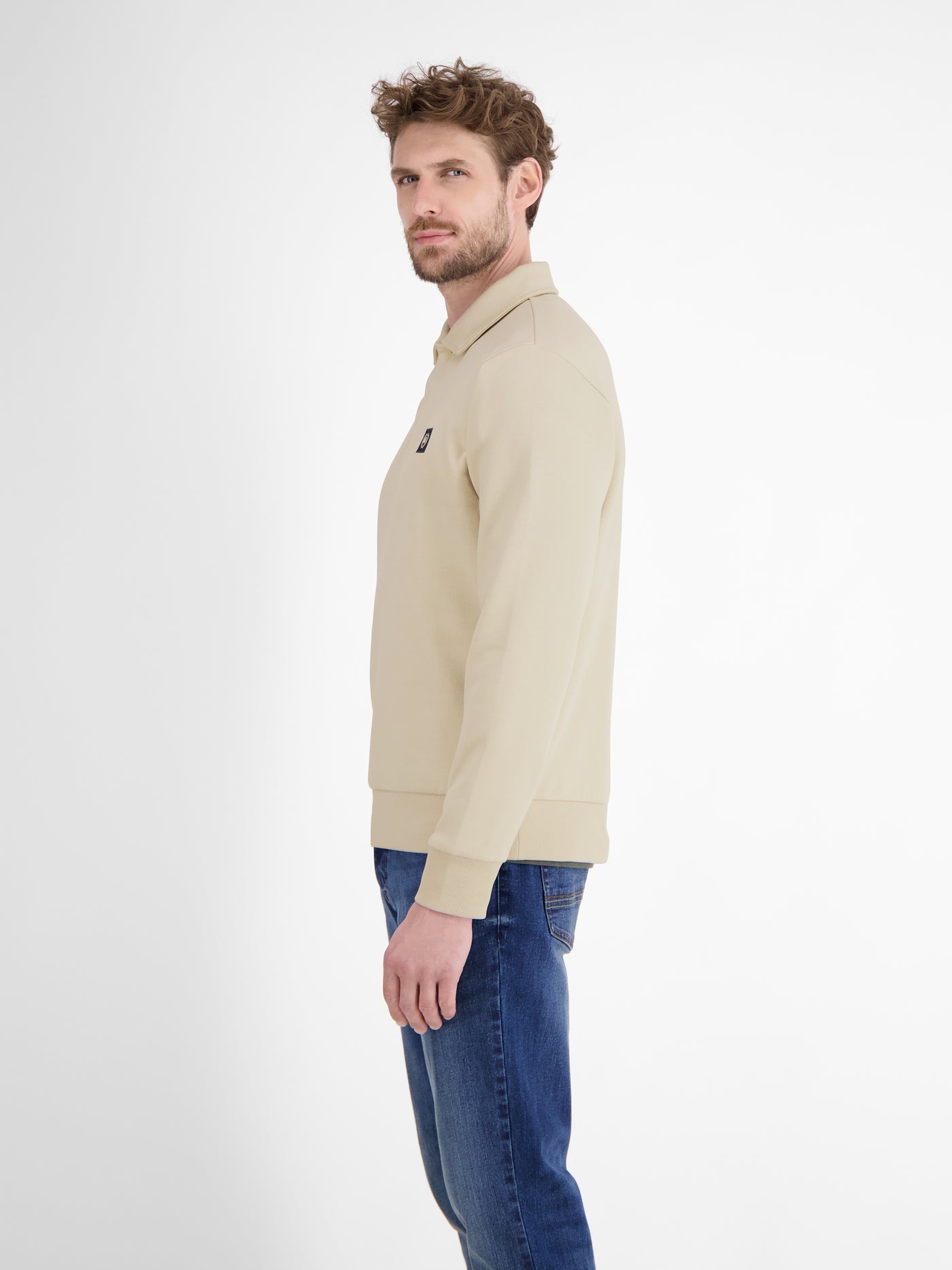 Sweat-Poloshirt für Herren - LERROS