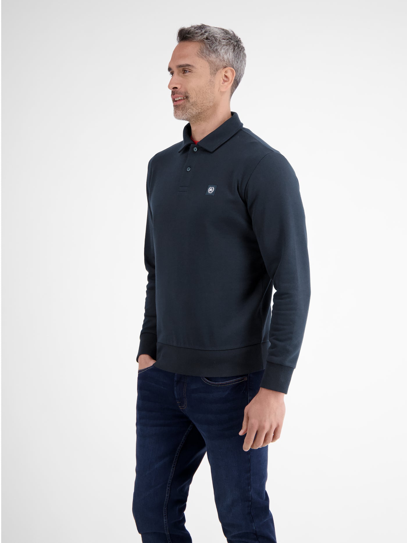 Sweat-Poloshirt für Herren - LERROS