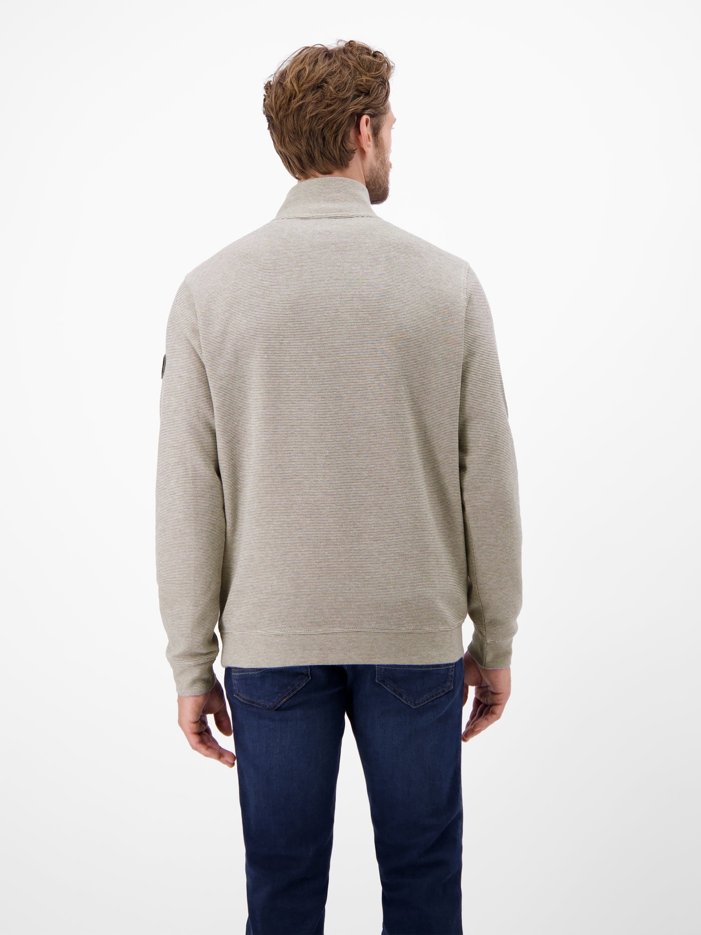 Unifarbener Sweattroyer für Herren - LERROS