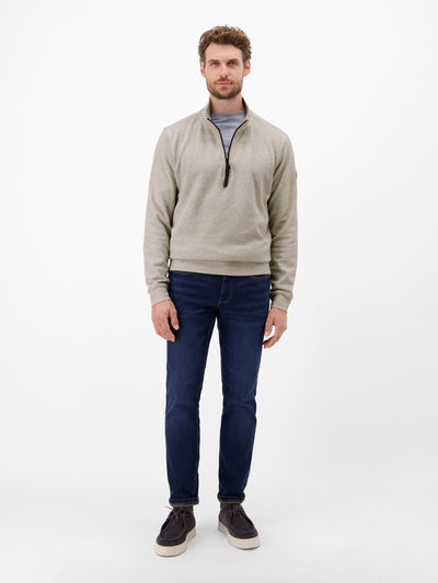 Unifarbener Sweattroyer für Herren - LERROS