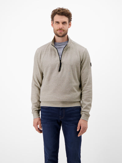 Unifarbener Sweattroyer für Herren - LERROS