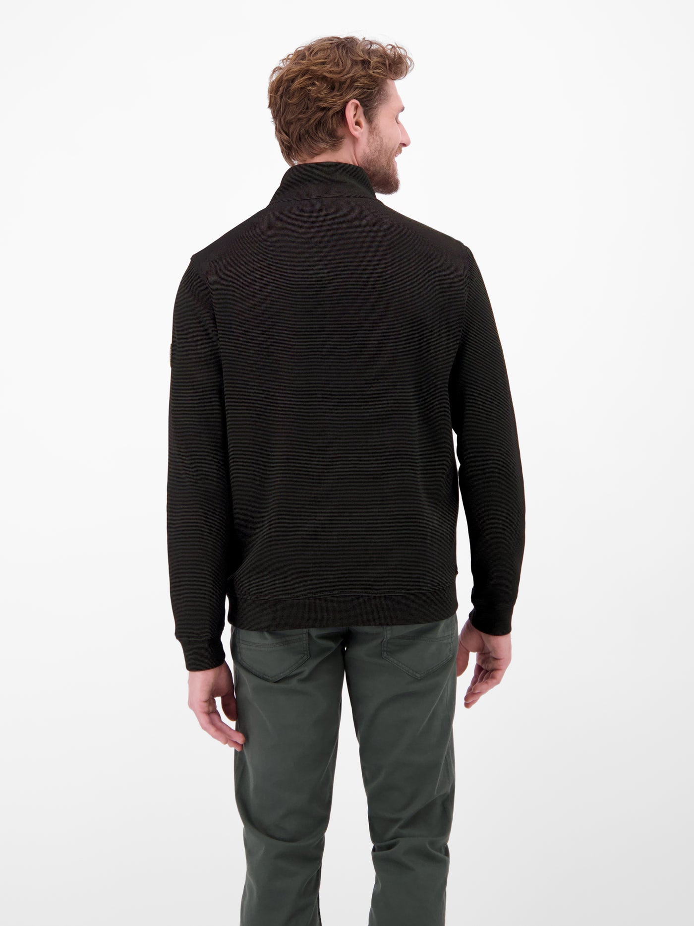 Unifarbener Sweattroyer für Herren - LERROS